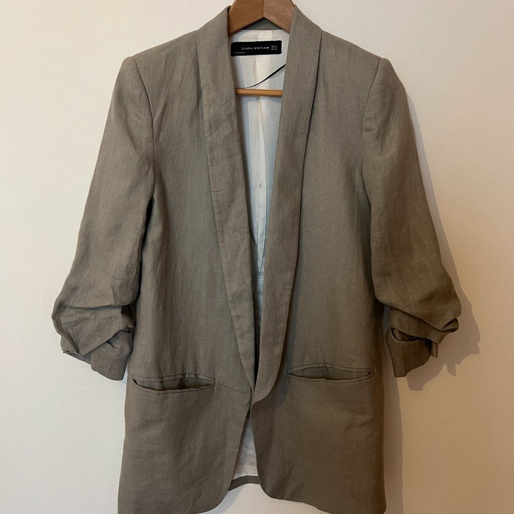 Zara Linen Blazer